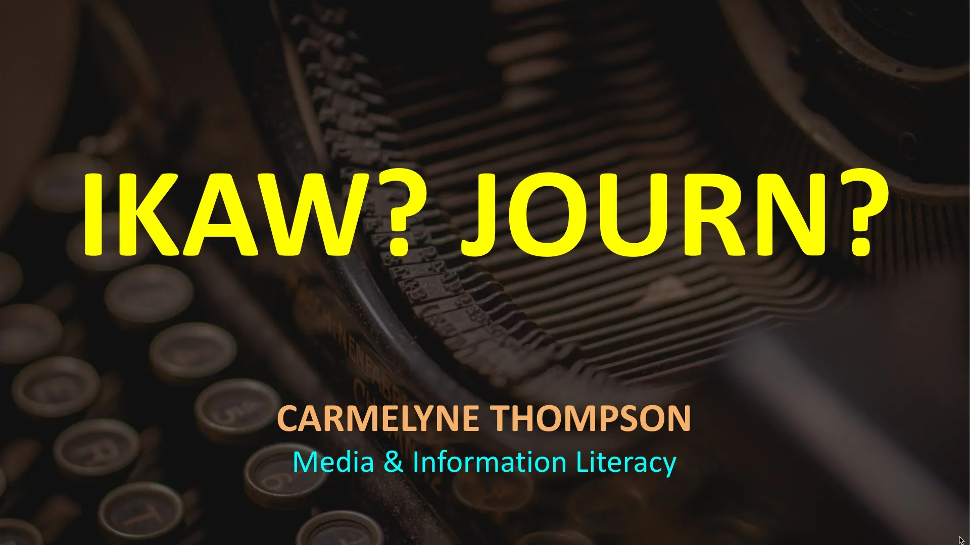 Media Literacy & Disinformation (BSU) Thumbnail