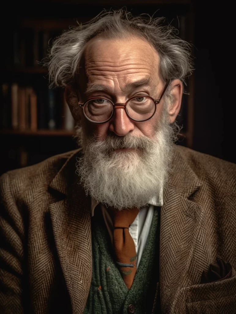 Man with thoughtful expression