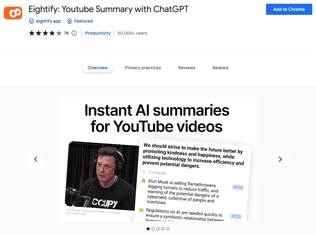 eightify